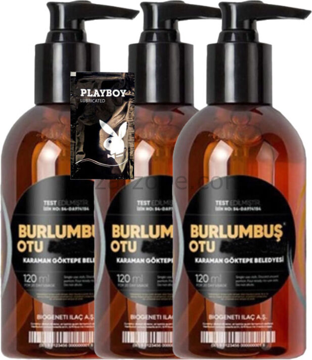 Burlumbuş Otu Jeli 120 ml x 3 adet + Jel