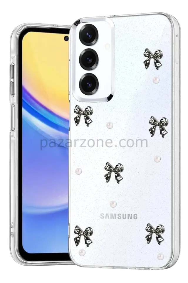 Newface Samsung Galaxy S24 FE Fiyonk Desenli Kapak - Desen 8