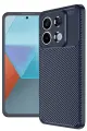 Newface Xiaomi Redmi Note 13 Pro 4G Kılıf Auto Focus Karbon Kapak - Lacivert