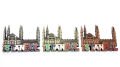 İstanbul Temalı Metal Magnet Model 5