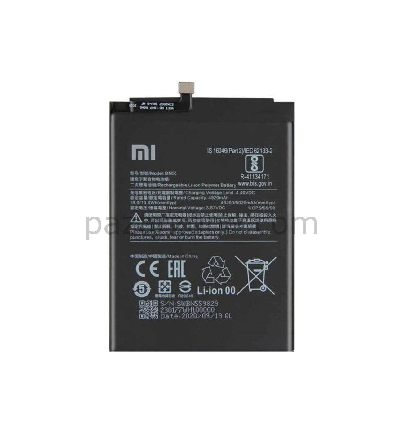 Xiaomi Redmi Note 10-10S  Pil Batarya