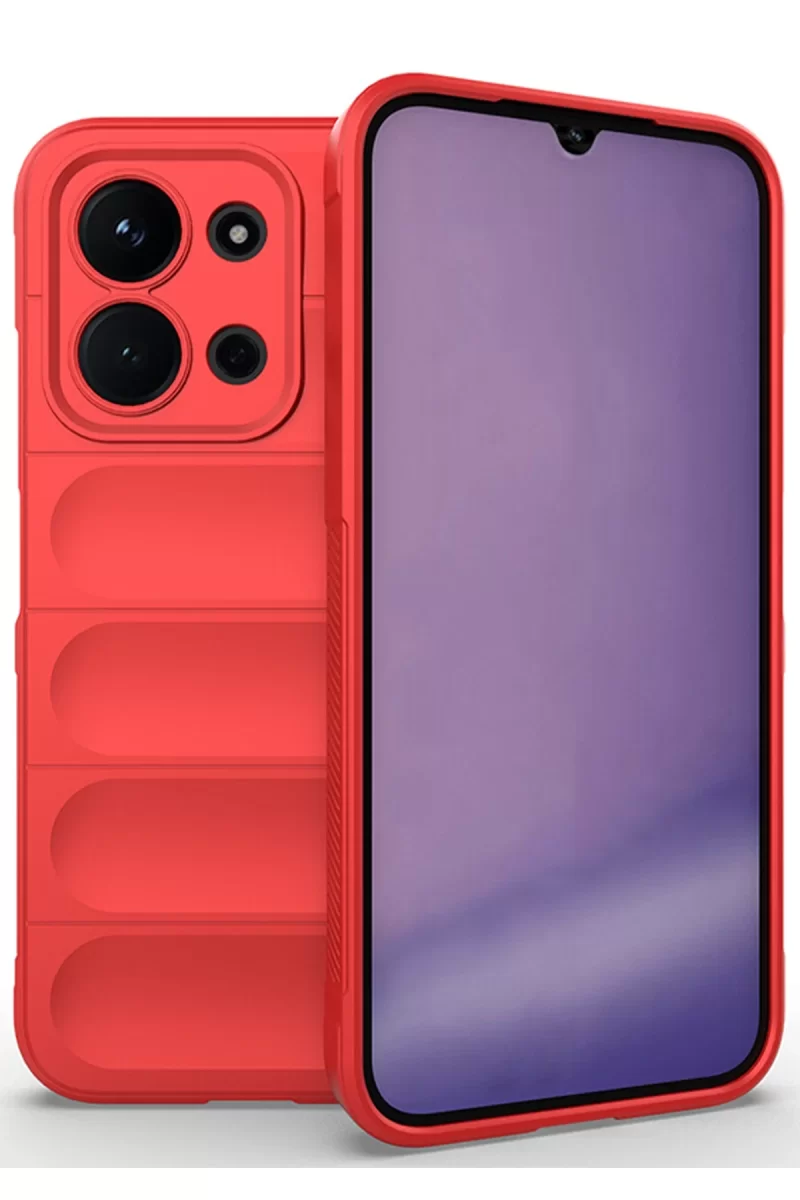 Newface Xiaomi Redmi 15C 4G Optimum Silikon - Kırmızı