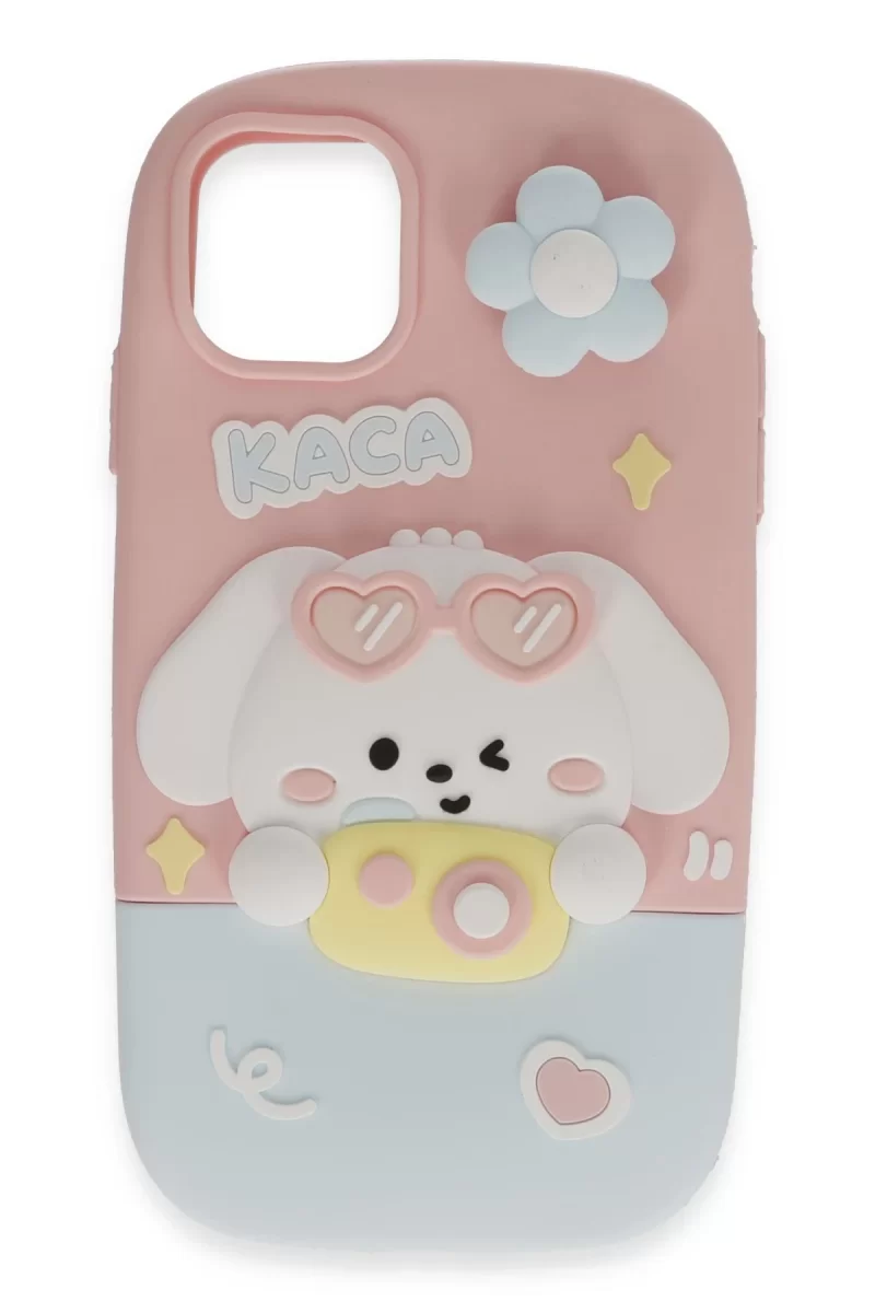 Newface Apple iPhone 15 Pro Kılıf Poky Karakter Silikon Kapak - Desen 13