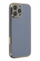 Newface Apple iPhone 16 Pro Max Kılıf Volet Silikon - Mavi
