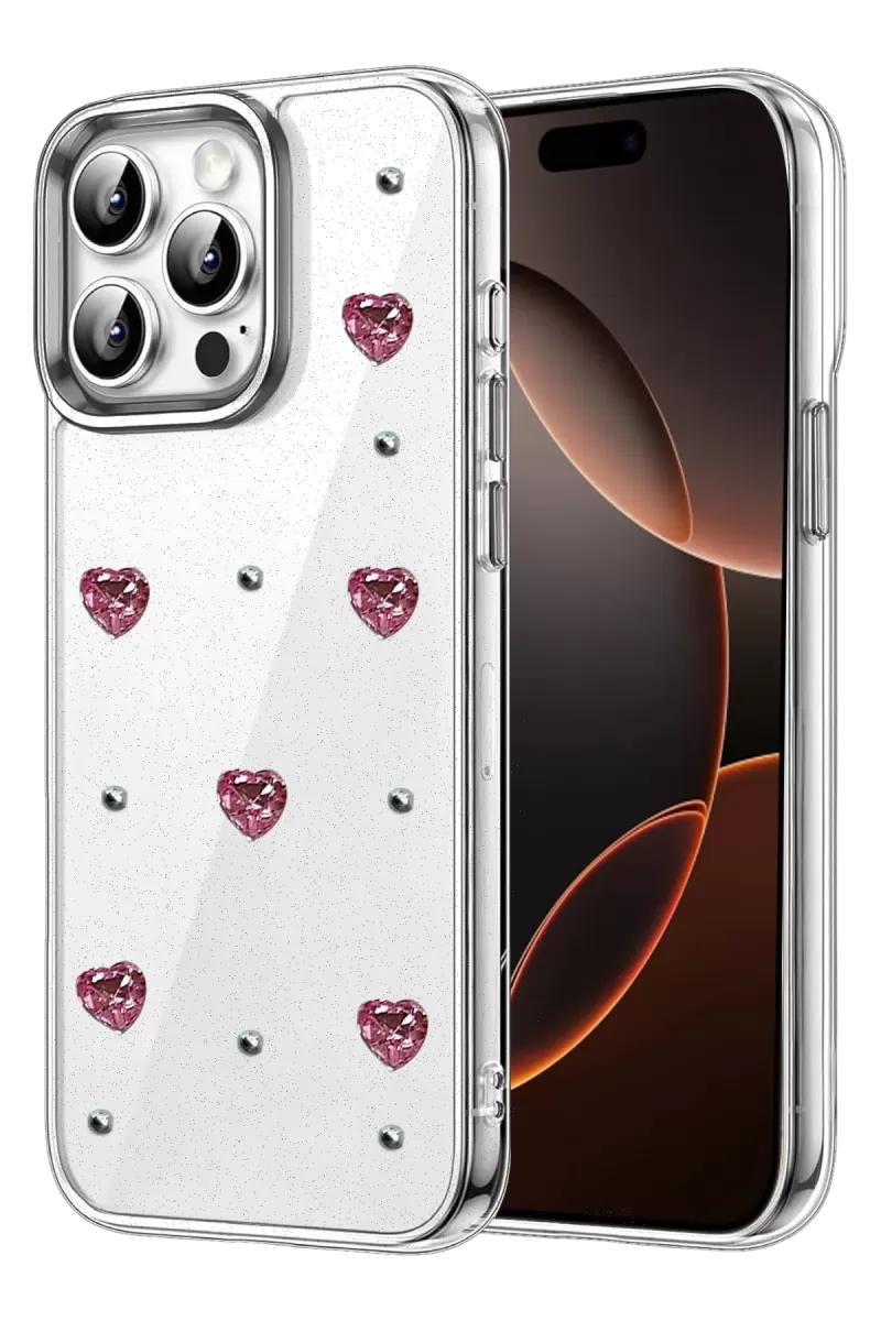 Newface Apple iPhone 15 Pro Max Fiyonk Desenli Kapak - Desen 3