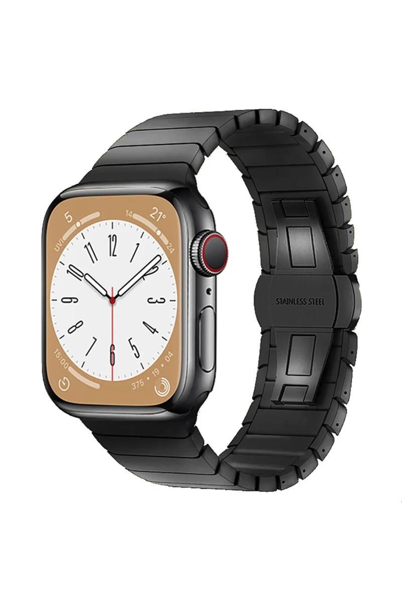 Newface Apple Watch 42mm KR416 Huks Kordon - Siyah
