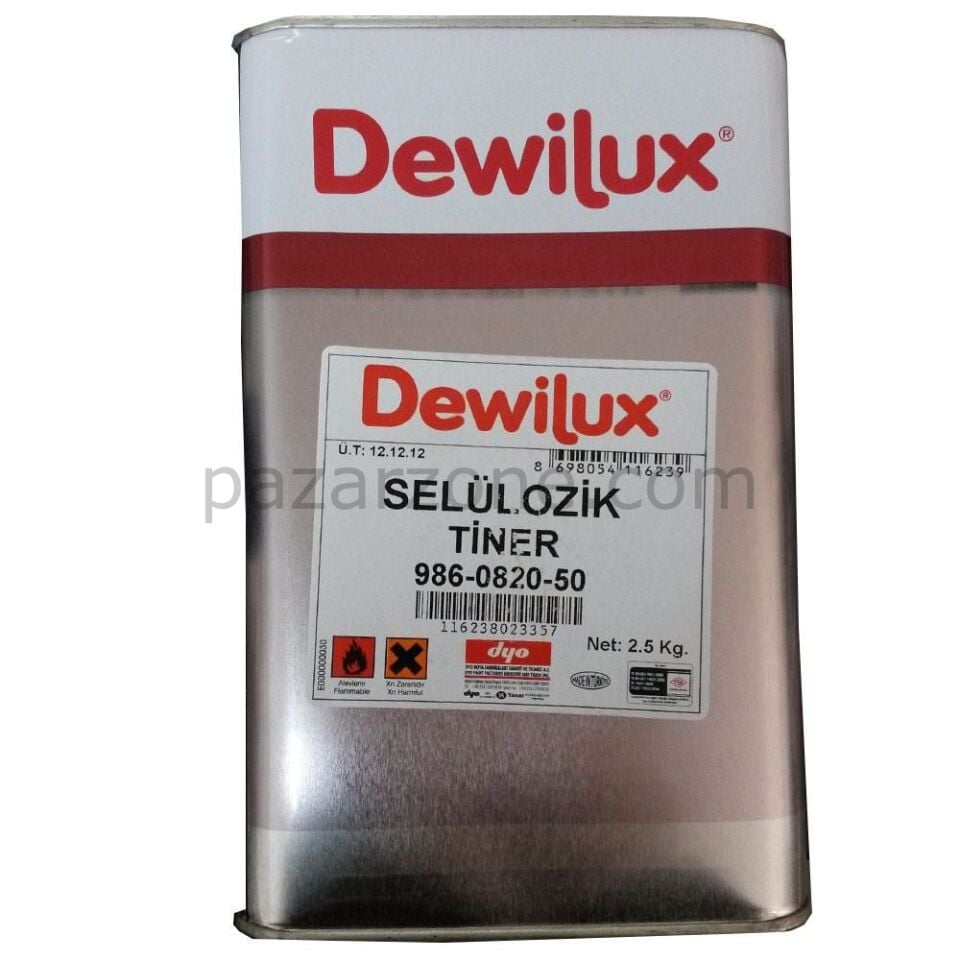 Dewilüx Selülozik Tiner 2,5 kg