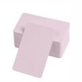 Boş Kelime Kartları 5x8 cm - 50 Adet Oval Kenarlı | Tabu & Not Kartları - Pembe