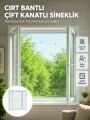 Pencere ve Balkon İçin Çift Kanatlı Sinek Koruma Sinekliği