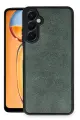 Newface Samsung Galaxy M15 Kılıf Aras Deri Kapak - Koyu Yeşil