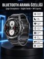 Çağrı Cevaplama Sesli Asistan Çoklu Dil Desteği 5.0 Bluetooth Akıllı Saat