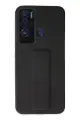 Newface Tecno Pova Neo Kılıf Mega Standlı Silikon - Siyah