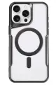 Newface Apple iPhone 14 Pro Kılıf Boyi Magsafe Silikon Kapak - Siyah