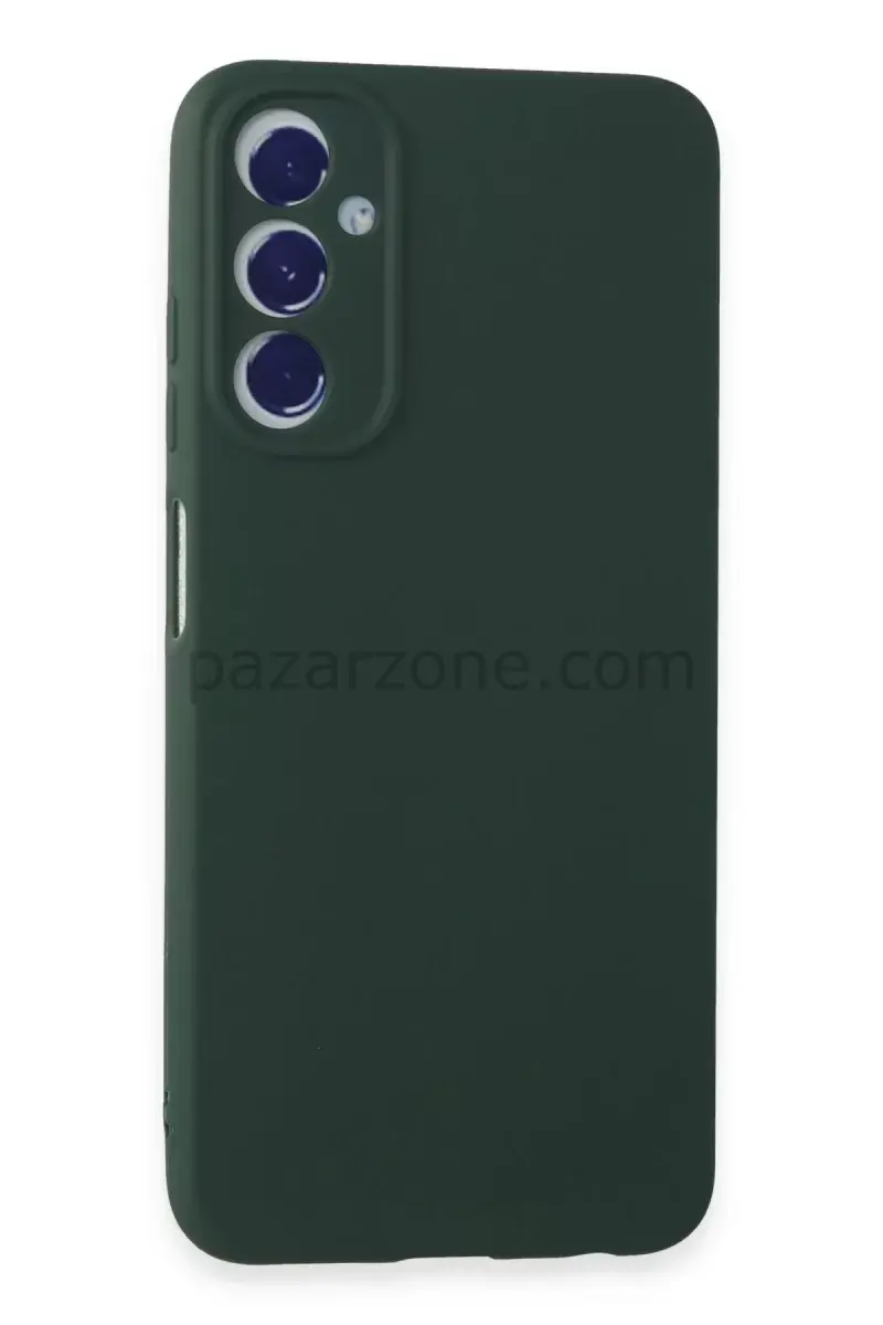 Newface Samsung Galaxy A05S Kılıf First Silikon - Koyu Yeşil