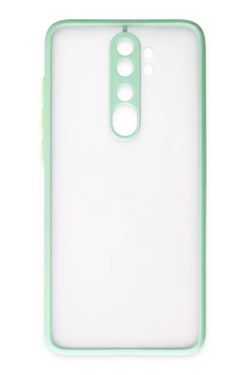 Newface Xiaomi Redmi Note 8 Pro Kılıf Montreal Silikon Kapak - Turkuaz