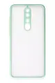 Newface Xiaomi Redmi Note 8 Pro Kılıf Montreal Silikon Kapak - Turkuaz