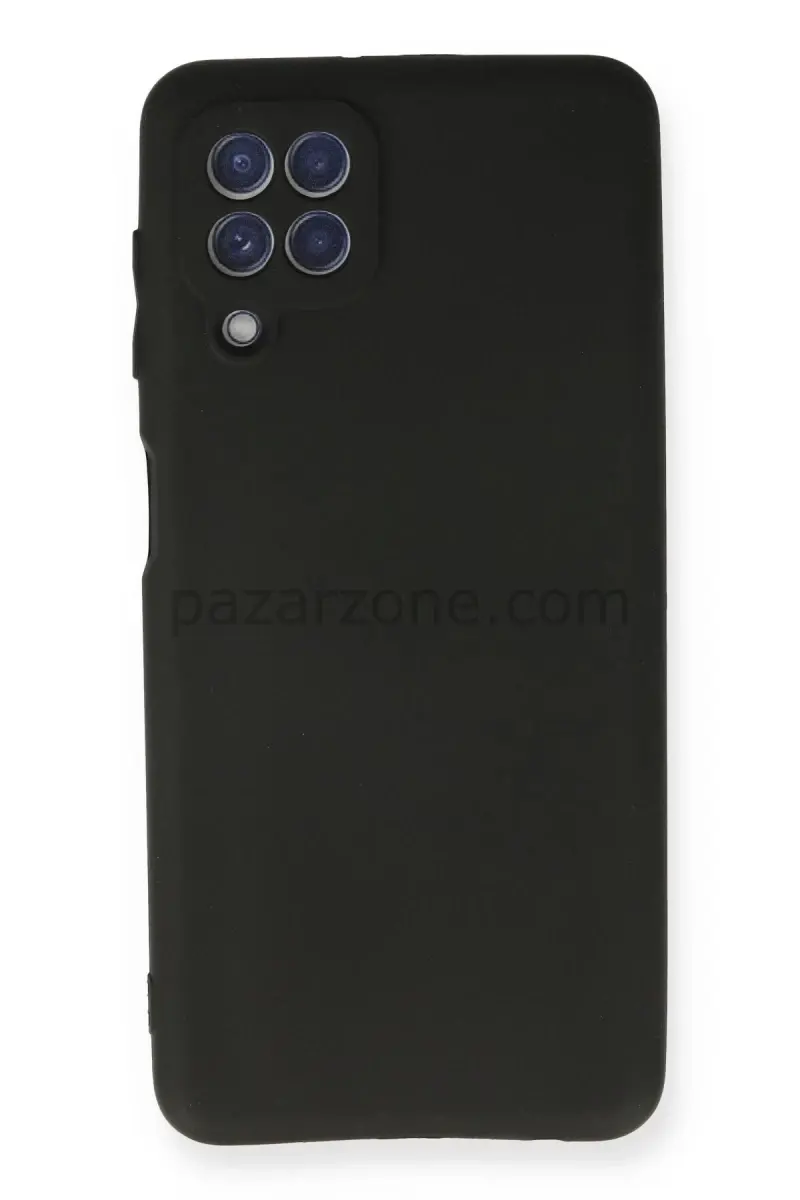 Newface Samsung Galaxy A22 Kılıf First Silikon - Siyah