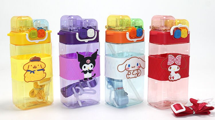 Kuromi Ve Arkadaşları Çift Bölmeli Pipetli Suluk