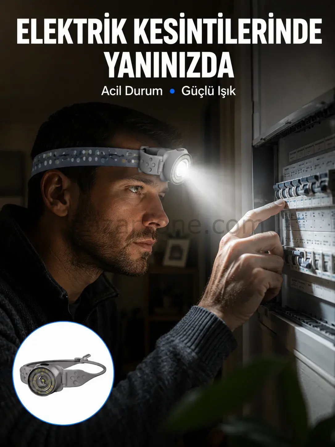 Ayarlanabilir Baş Bantlı LED Kafa Lambası Çok Amaçlı Aydınlatma Çözümü