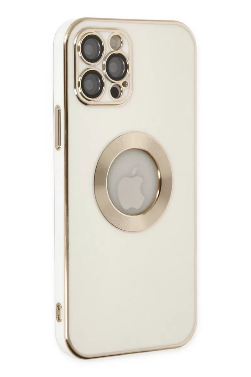 Newface Apple iPhone 12 Pro Max Kılıf Store Silikon - Beyaz