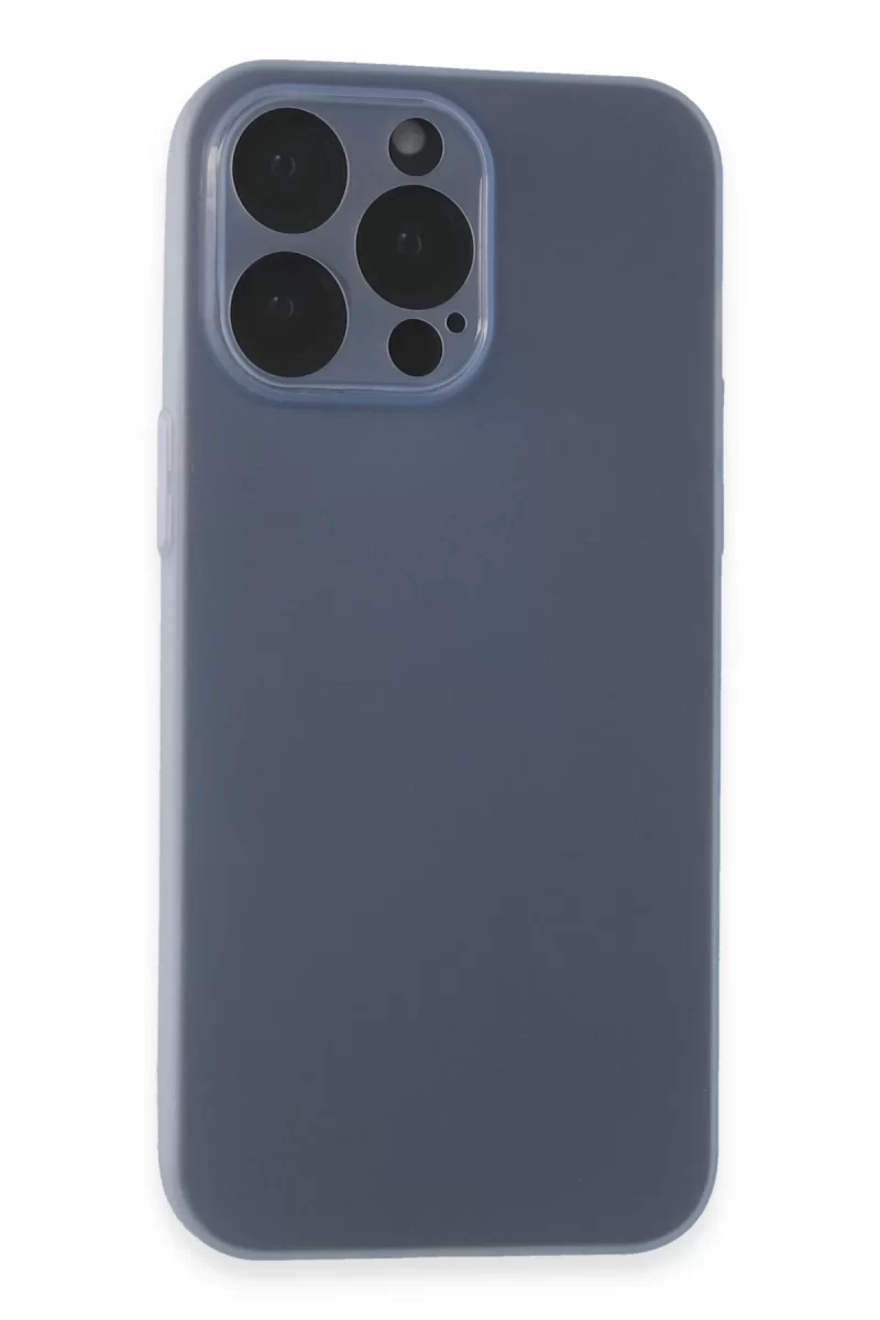 Newface Apple iPhone 15 Pro Kılıf Puma Silikon - Mavi