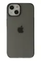 Newface Apple iPhone 14 Plus Kılıf Pc Sert Şeffaf Kapak - Siyah