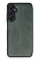 Newface Samsung Galaxy A05S Kılıf Flip Cover - Koyu Yeşil
