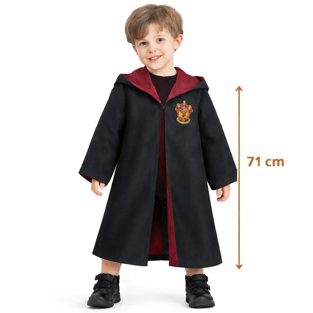 Harry Potter Tarzı Çocuk Cübbesi 2-4 Yaş
