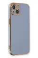 Newface Apple iPhone 13 Kılıf Volet Silikon - Mavi