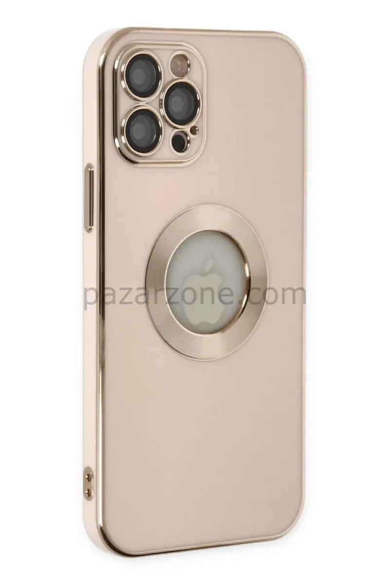 Newface Apple iPhone 12 Pro Max Kılıf Store Silikon - Pembe