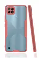 Newface Realme C21 Kılıf Platin Silikon - Pembe