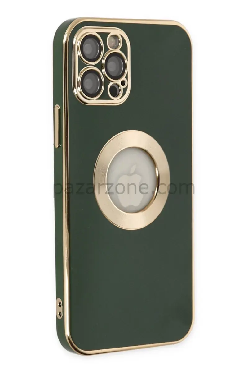 Newface Apple iPhone 12 Pro Max Kılıf Store Silikon - Yeşil
