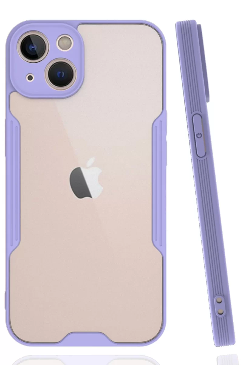 Newface Apple iPhone 14 Plus Kılıf Platin Silikon - Lila