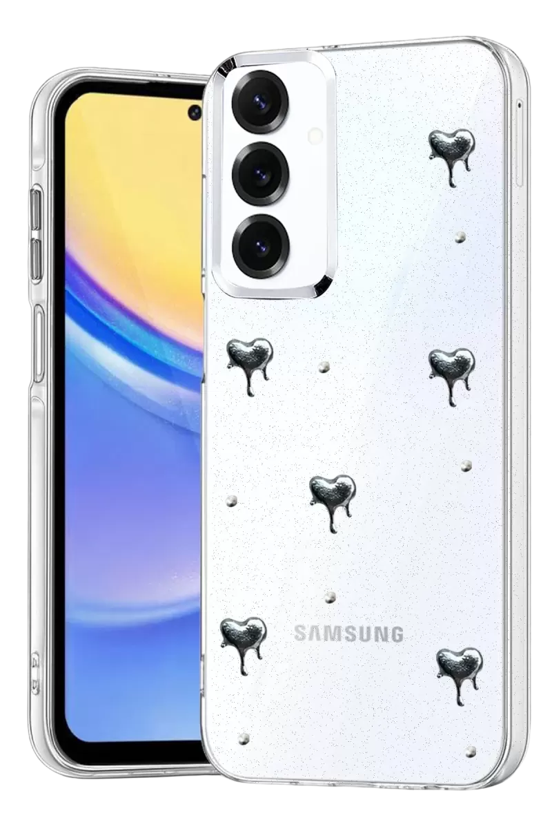 Newface Samsung Galaxy S23 FE Fiyonk Desenli Kapak - Desen 1