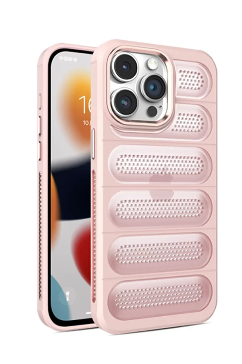 Newface Apple iPhone 15 Pro Max Kılıf Airmax Silikon Kapak - Pembe