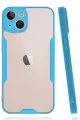 Newface Apple iPhone 14 Plus Kılıf Platin Silikon - Mavi