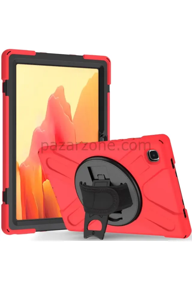 Newface Samsung Galaxy T220 Tab A7 Lite 8.7 Kılıf Amazing Tablet Kapak - Kırmızı