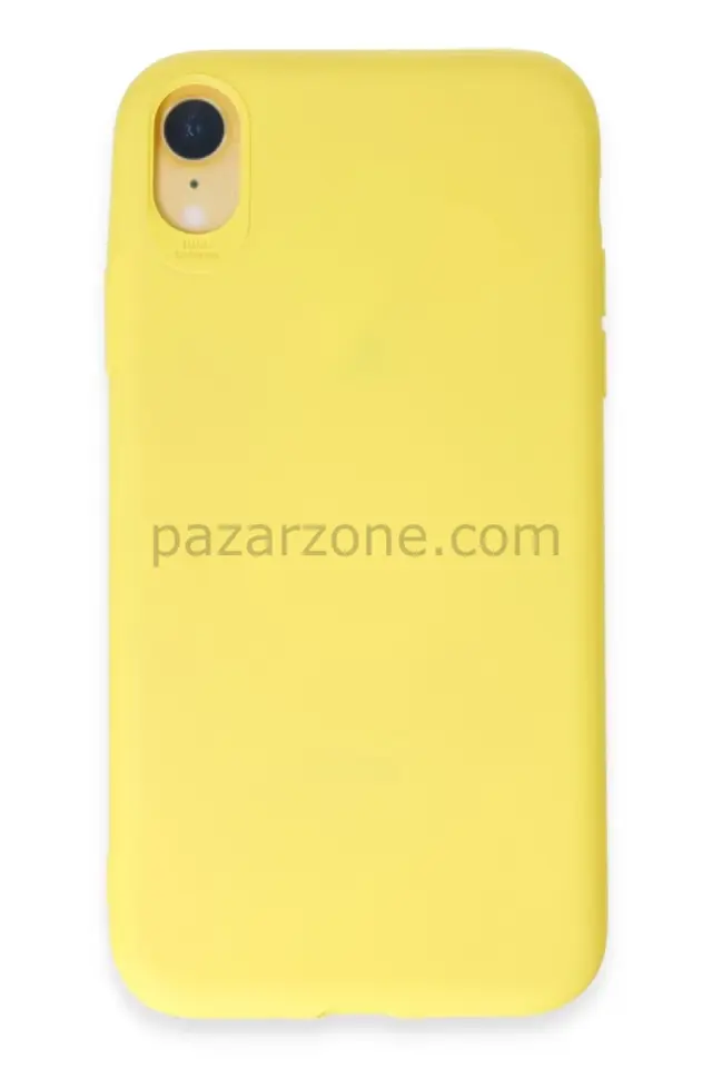 Newface Apple iPhone XR Kılıf First Silikon - Sarı