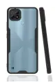 Newface Realme C21 Kılıf Platin Silikon - Siyah