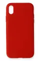 Newface Apple iPhone XR Kılıf Nano içi Kadife Silikon - Kırmızı