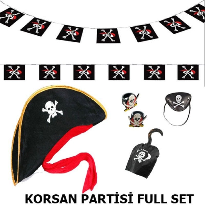 Korsan Kostüm Seti Çocuk