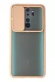 Newface Xiaomi Redmi Note 8 Pro Kılıf Palm Buzlu Kamera Sürgülü Silikon - Pembe
