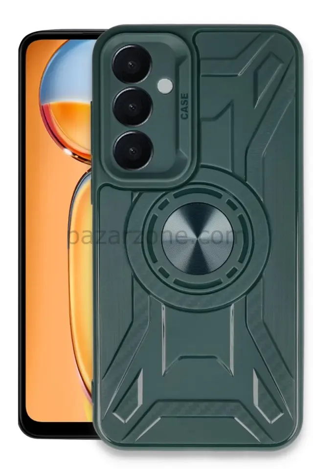 Newface Samsung Galaxy A05S Kılıf Lincoln Silikon - Koyu Yeşil