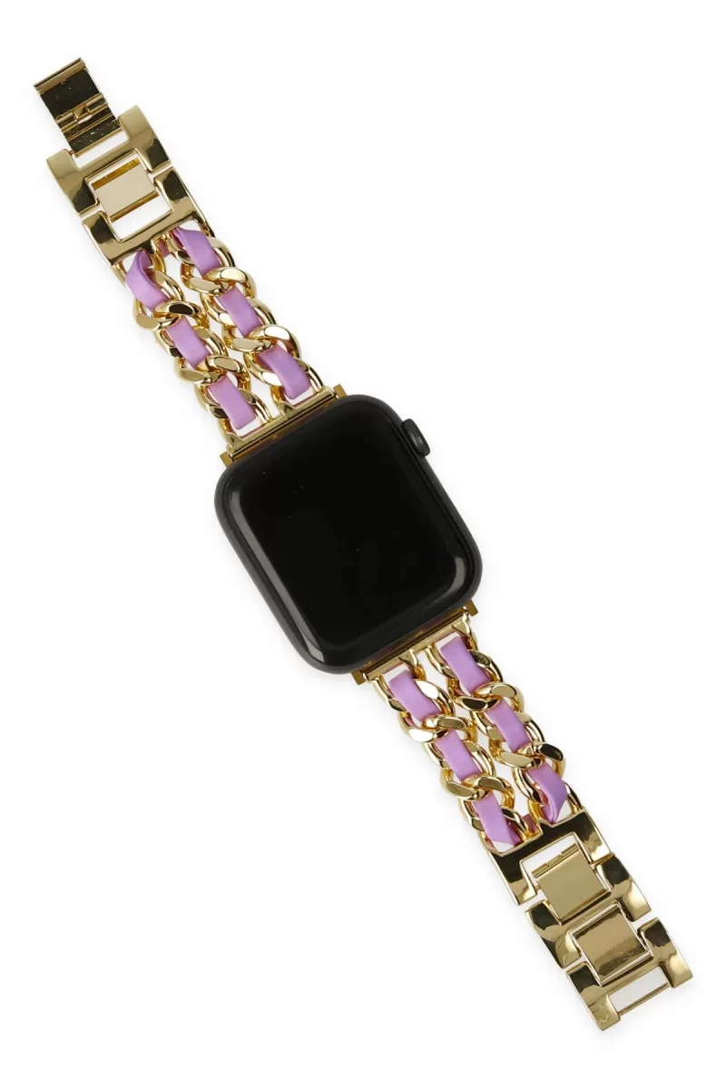 Newface Watch 22mm KR405 Metal Bakla Kordon - Lila