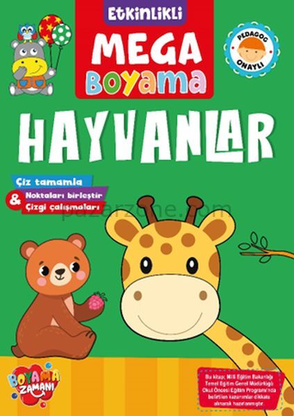 Etkinlikli Mega Boyama - Hayvanlar