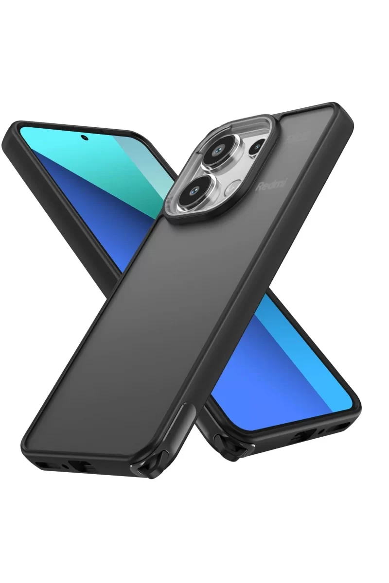 Newface Xiaomi Redmi Note 13 Pro 4G Kılıf Elegant Kapak - Siyah