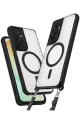 Newface Samsung Galaxy S24 FE Kılıf Enka Magsafe Silikon Kılıf - Siyah