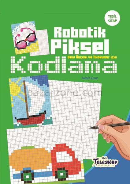 Robotik Piksel Kodlama Yeşil Kitap