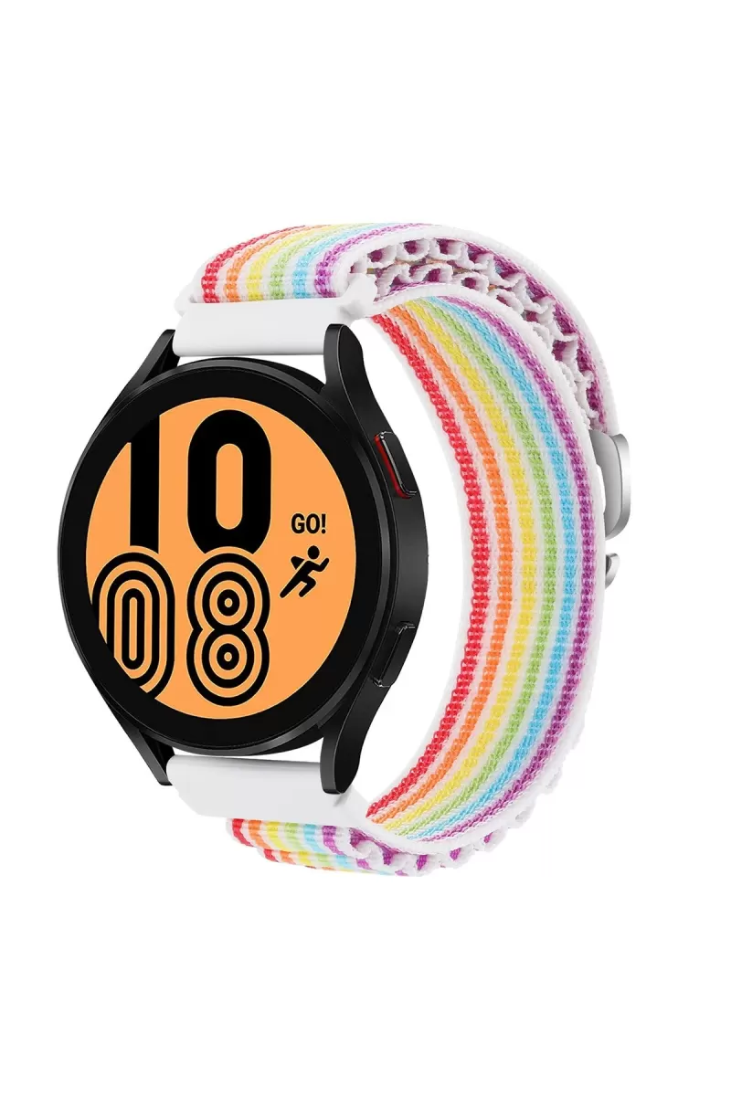 Newface Watch 22mm KR410 Kumaş Kordon - Gökkuşağı