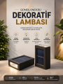 Bahçe Aydınlatması Solar Güneş Enerjili Dekoratik Led Işıklı Lamba